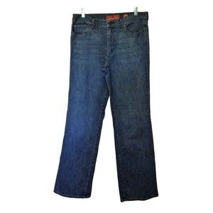 West Side New York & Co Jeans 14 W 34 Boot Cut Denim Med Blue Cotton